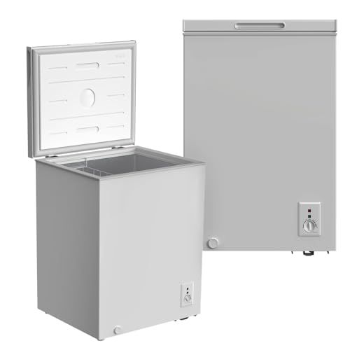 YUNA FROSTER 100 Gefriertruhe | DUAL Modus | mit Drahtkorb | Kühlen und Gefrieren | 4 Sterne Gefrierfach (silber) YUNA FROSTER 100 Gefriertruhe | DUAL Modus | mit Drahtkorb | Kühlen und Gefrieren | 4 Sterne Gefrierfach (silber)