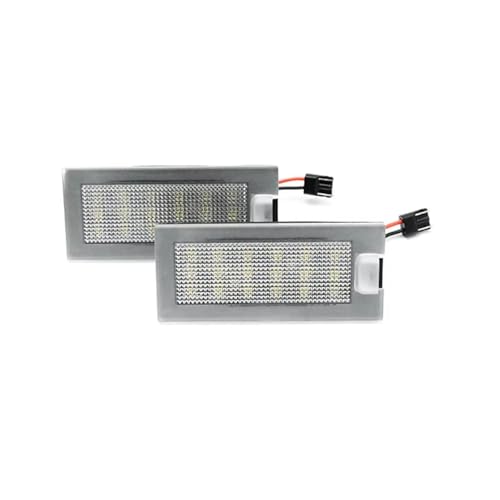 Luces LED para placa matrícula de Fiat Freemont viajes nocturnos seguros en familia 2 uds