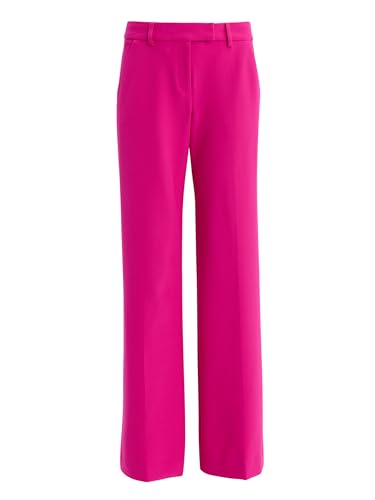 EXPRESS Women’s Editor Pants – Mid Rise Relaxed Straight Trouser, Stretch Fabric, Office Ready4