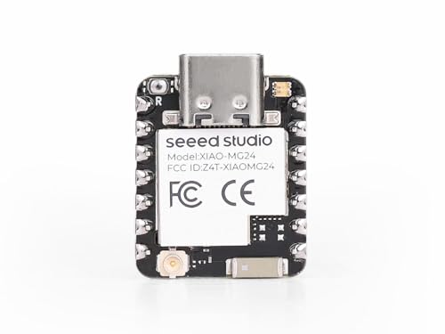 Seeed Studio XIAO MG24 Sense (Pre-Soldered) - Silicon Labs EFR32MG24 Matter Native Over Thread/BLE 5.3 Arduino Compatible 1.95A Ultra-Low-Power On-Board IMU/Micphone/Antenna 19 GPIOs