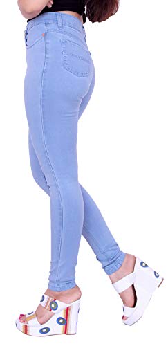 Image of FCK-3 Stretchable Denim Pencil Fit Regular Fit High Waist Jeans for Women