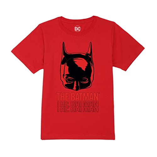 Image of Batman by Wear Your Mind Boy's The Character Print Regular T-Shirt (WBBMBCT036.5 5-6Y) Red