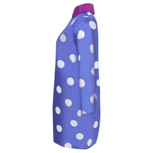 Disfraz Cosplay Mujer Vestido Morado con Medias miniatura 2