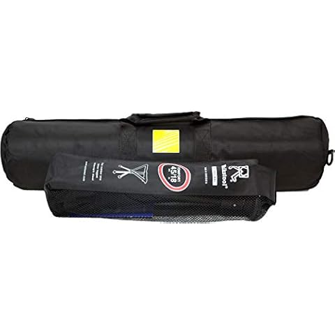 WALKSTOOL Comfort MIT GEPOLSTERTER Tasche Schwarz und Silber Cover