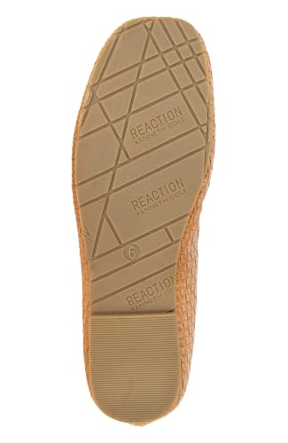 Kenneth Cole REACTION Women's Elstree Ballet Flat, Tan Woven, 8.54