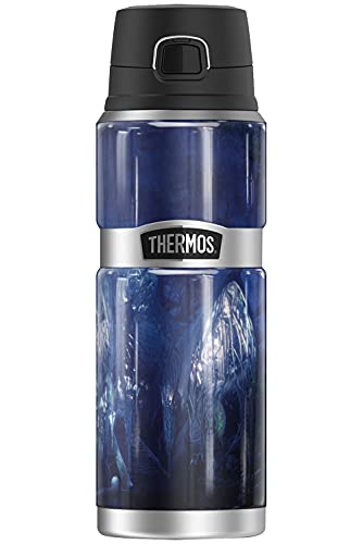 The Lord of the Rings Lothlorien THERMOS STAINLESS KING Stainless Steel Drink Bottle, Vacuum Insulated & Double Wall, 24oz