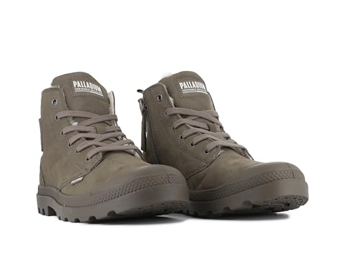 Palladium Męskie Pampa Hi Zip WL Botki, Szare, 47 EU, Szary, 47 EU