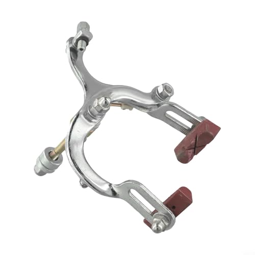 Yhenlovtt Frein à étrier de route pour vélo pliable en alliage de 6179 mm pour vélo de frein avant et route compatible avec l'avant et la route Argenté