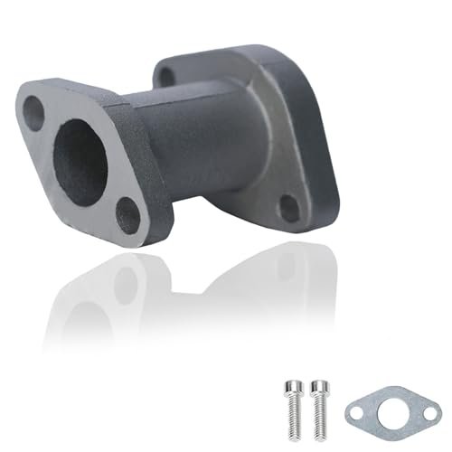 JMCHstore Aluminum Racing Performance Intake Pipe Inlet Manifold for Coleman CT100U CC100X 98cc for FRP GMB100 Mini bike, for Predator 79cc 154F 3Hp Engine,SK100 CK100-S Go kart, Massimo MB100