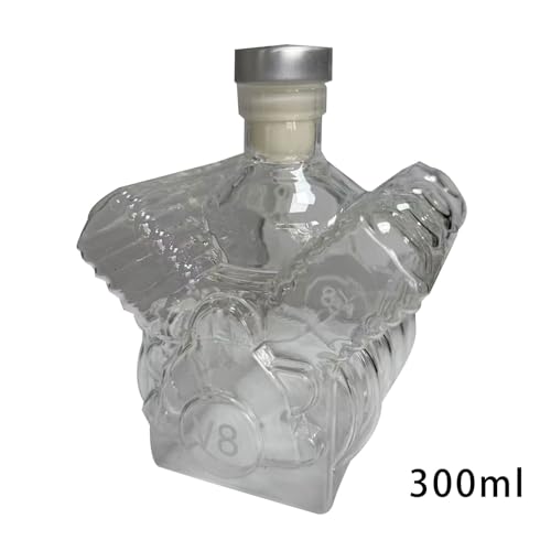 Decantador de whisky de motor de diseño automotriz decorativo para barra de bar y coleccionistas 4