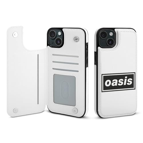 iPhone15Plus用ケース 手帳型 オアシス OASIS バンド スマホケース 財布型 アイフォン15Plus用ケース おしゃれ 軽量 背面 携帯カバー カード収納 スタンド機能 PUレザー 耐衝撃