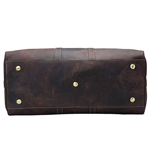 Leather Travel Duffle Gym Sports Overnight Luggage Vacation Weekend Casual Leisure Handbag Sports Overnight Gym Luggage Weekend Tote Bag3