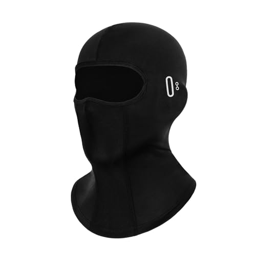 CYYMNA Passamontagna per il viso, maschera invernale da sci per uomini e donne, protezione UV, traspirante, per moto, ciclismo, corsa, Nero , Taglia unica