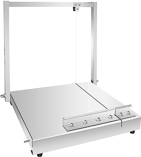 cortador de queso Cortador de alambre de queso comercial, mantequilla de cortador de queso de cocina, rebanador de queso de acero inoxidable duradero, herramienta for hornear, for tostadas, fiambres