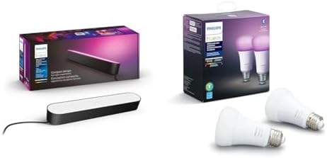 Philips Hue Smart Play Light Bar Base Kit, Black - White & Color ...