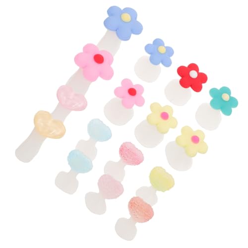 LIFKOME Silicone Toe Separator Flower Design 8 Pcs/kit x 2 Sets Toe Separators for Manicure