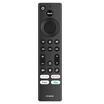 Substituição remota para Toshiba 4K Smart Fire TV 43C350KU 55C350KU 50C350KU