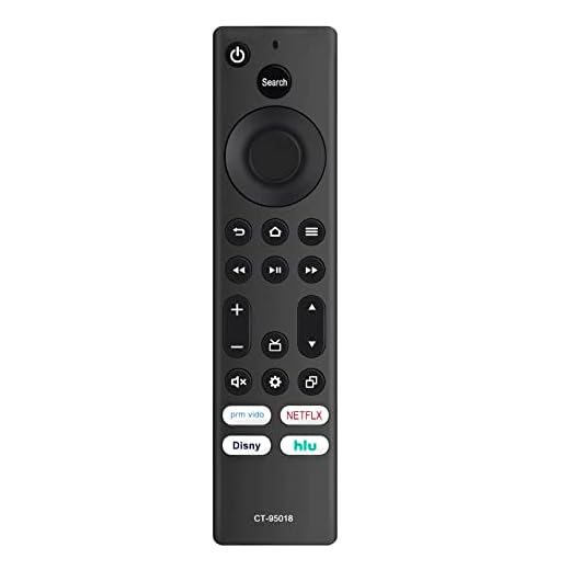 Substituição remota para Toshiba 4K Smart Fire TV 43C350KU 55C350KU 50C350KU