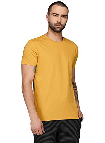 Image of ADRO Men's Cotton Solid Regular Fit T-Shirt
