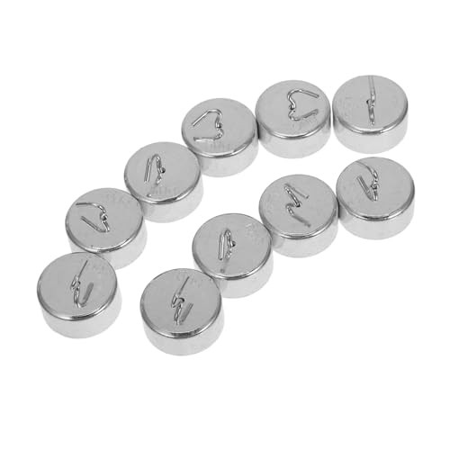 STOBAZA Versatile 10pcs 50g Metal Calibration Weights Easy to Use for Labs Weighing Instruments
