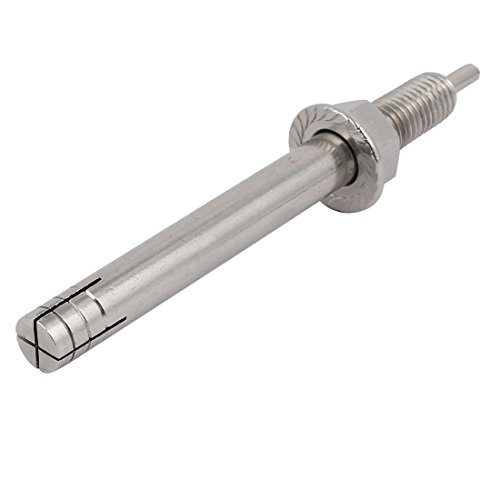 Aexit 12mm Dia fastener 120mm Length Stainless Steel Pin-Fier Hex Nut Expansion Drive Anchor Model:70as456qo743