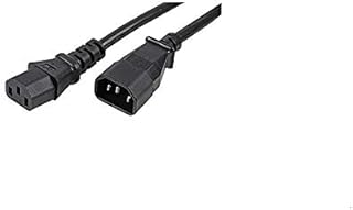 Pro Elec PE01090 IEC C14 Plug To IEC C13 Socket Extension Lead 10A 3m Black
