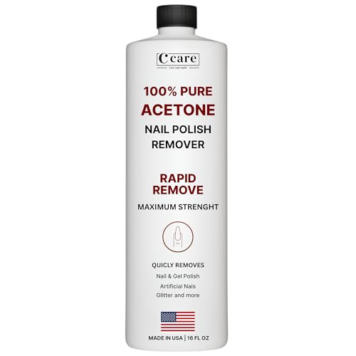 C CARE 100% Pure Acetone Nail Polish Remover