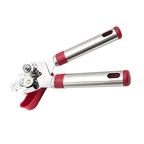 Anneome 1pc Stainless Steel Can Opener and Bottle Opener Ergonomic Design with Large Knob for Effortless Use Essential Kitchen Tool for Smooth Metal Cutting and Easy Opening