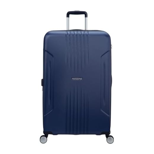 American Tourister Spinner 78/29 Exp Tsa, Running Unisex, Bloqueo TSA, Azul (dark Navy), L 78 Cm - 120 L