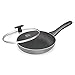 Milton Procook Black Pearl Induction Fry Pan with Glass Lid