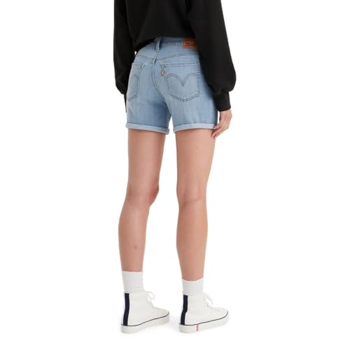 Levi's Womens Mid Length (Also Available in Plus) Denim Shorts, Dial Up The Music, 30 US