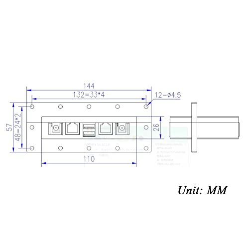 Filtro EMI con RJ45x2+USBx2+DCx2 para prueba inalámbrica miniatura 3