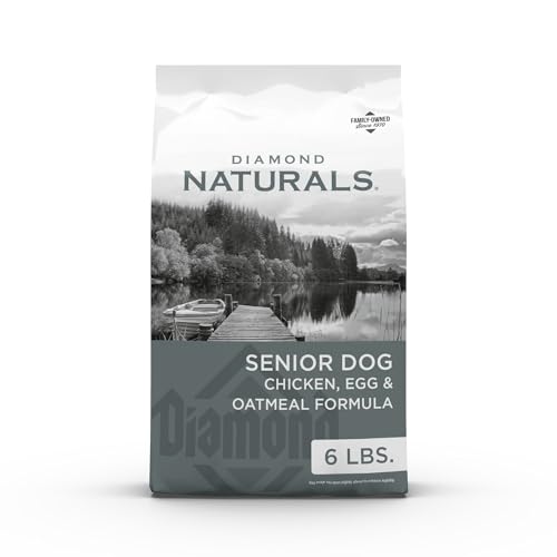 Diamond Naturals Senior Real Meat Recipe Premium Dry Dog Food With Real Cage Free Chicken 6lb