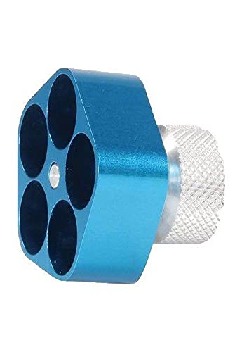 Pachmayr 02650 Competition Revolver Speedloader, Smith & Wesson J Frame, .38 Special, 357 Magnum, 5 Shot, Blue Silver (Pack of 1)