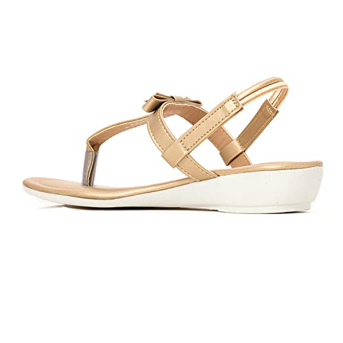 Image of Khadim's Adrianna Flat Platform Slingback Sandal for Girls (4.5-12 yrs)