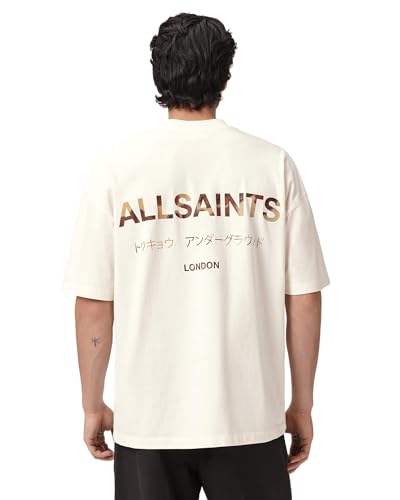 Image of AllSaints Men's Underground Oversized Short Sleeve Crew Neck Shirt