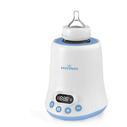 Calienta Biberones, Eccomum 6 en 1, Calentamiento Ultrarrápido, Descongelado y Esterilizador para Leche Materna/Fórmula/Potitos, LED, Temporizador, Apagado Automático