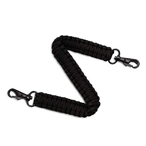 NATURE PIONEOR Comfortable Universal Replacement Paracord Handle with Metal Hooks for bags