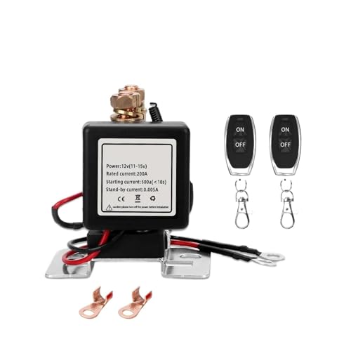 500A Relay Isolator Disconnect Switch 12V Cut Off Isolator Master Switches Car Truck