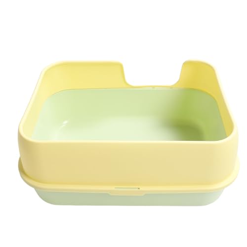 Caja de arena semi cerrada para gatos grandes Zerodis plástico miniatura 3