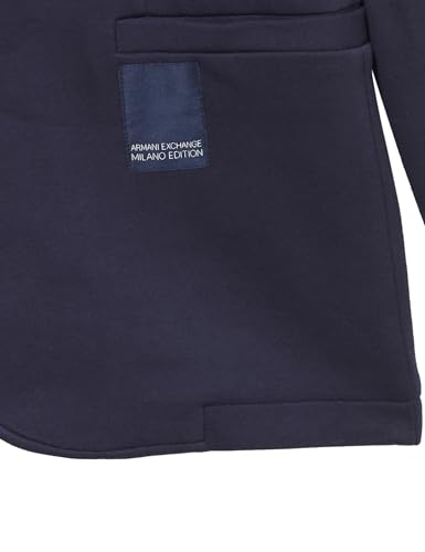 Armani Exchange Men's Milano Collection Jersey Blazer with Logo Patch2