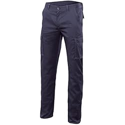 Pantalon Trabajo Stretch Velilla 103002S/C1/T46 Pantalón multibolsillos, Azul marino, 46