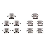 Hlsicnalm(ヘルシンキ) 10X USB Type-C充電ポートの充電器 ソケット コネクタ 修理 用 Switch用