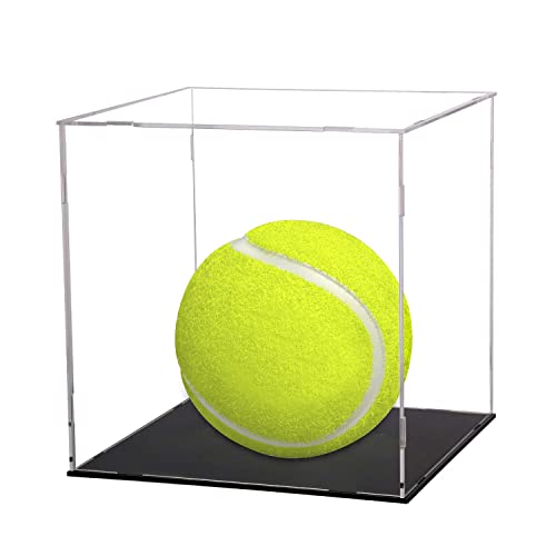 Image of Evron Display Case for Collectibles Assemble Clear Acrylic Box Alternative Glass Case for Display Action Figures Home Storage & Organizing Toys (4x4x4 inch; 10x10x10 cm)