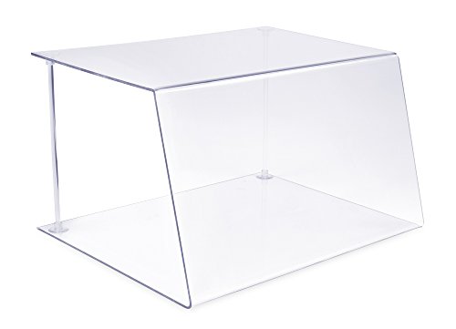 A + H plásticos Holzhäuser TOS  Tipo 1 Longitud 60 cm  Para Gastronomía de petg  Mostrador modular y pasteles de vitrina (Cristal Transparente), Stärke 6mm