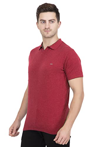 Image of GODFREY Half Sleeve Cotton Polo T Shirt for Man with Pocket - Regular fit Men Tshirts