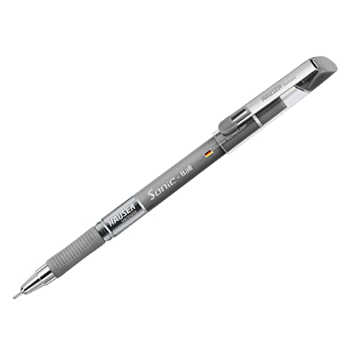 Bolígrafo de tinta negra sin manchas Hauser Sonic de punta suave 0.7 mm 2