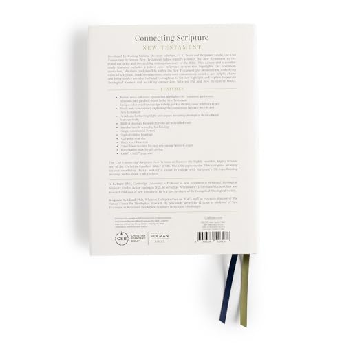 Image of CSB Connecting Scripture New Testament, Hardcover, Black Letter, Single-Column, Expanded Cross-Reference System, Color-Coded Text, Book Introductions, Study Notes, Articles, Charts, Easy-to-Read Type