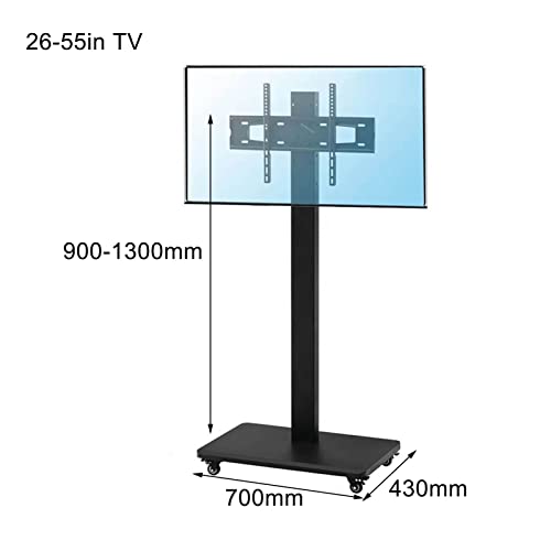 Soporte móvil para TV de piso, hasta 65" LED, 100 kg miniatura 2