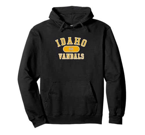 Idaho Vandals Varsity Logo Officially Licensed Black Pullover Hoodie